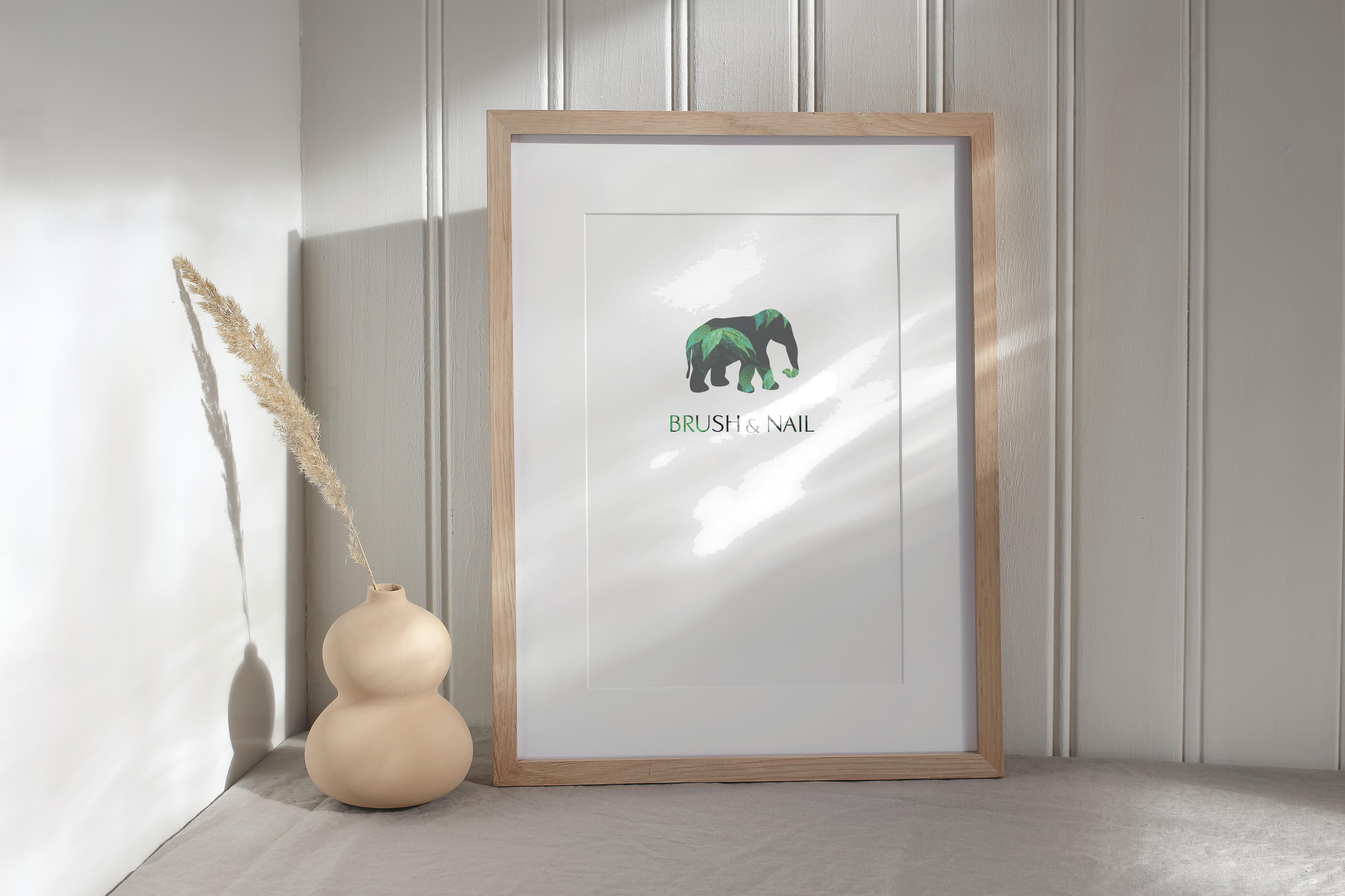 Brick And Nail Frame